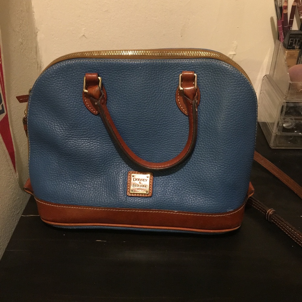 Dooney & Bourke Pebble Grain Zip Zip Satchel
